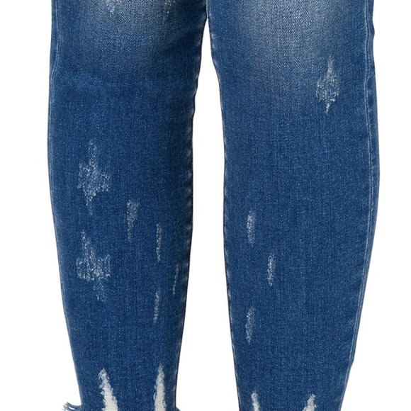 Zenana Woven Crepe Elastic Band Waist Cropped Pants main image 0